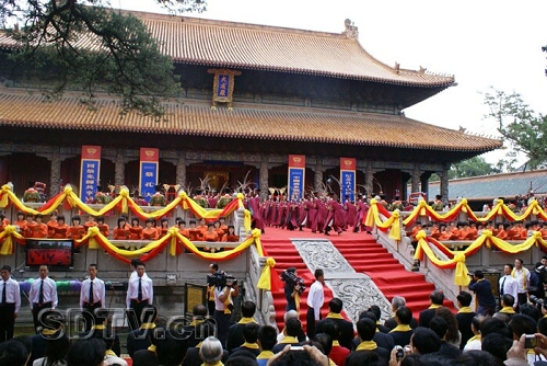 山东曲阜祭孔大典